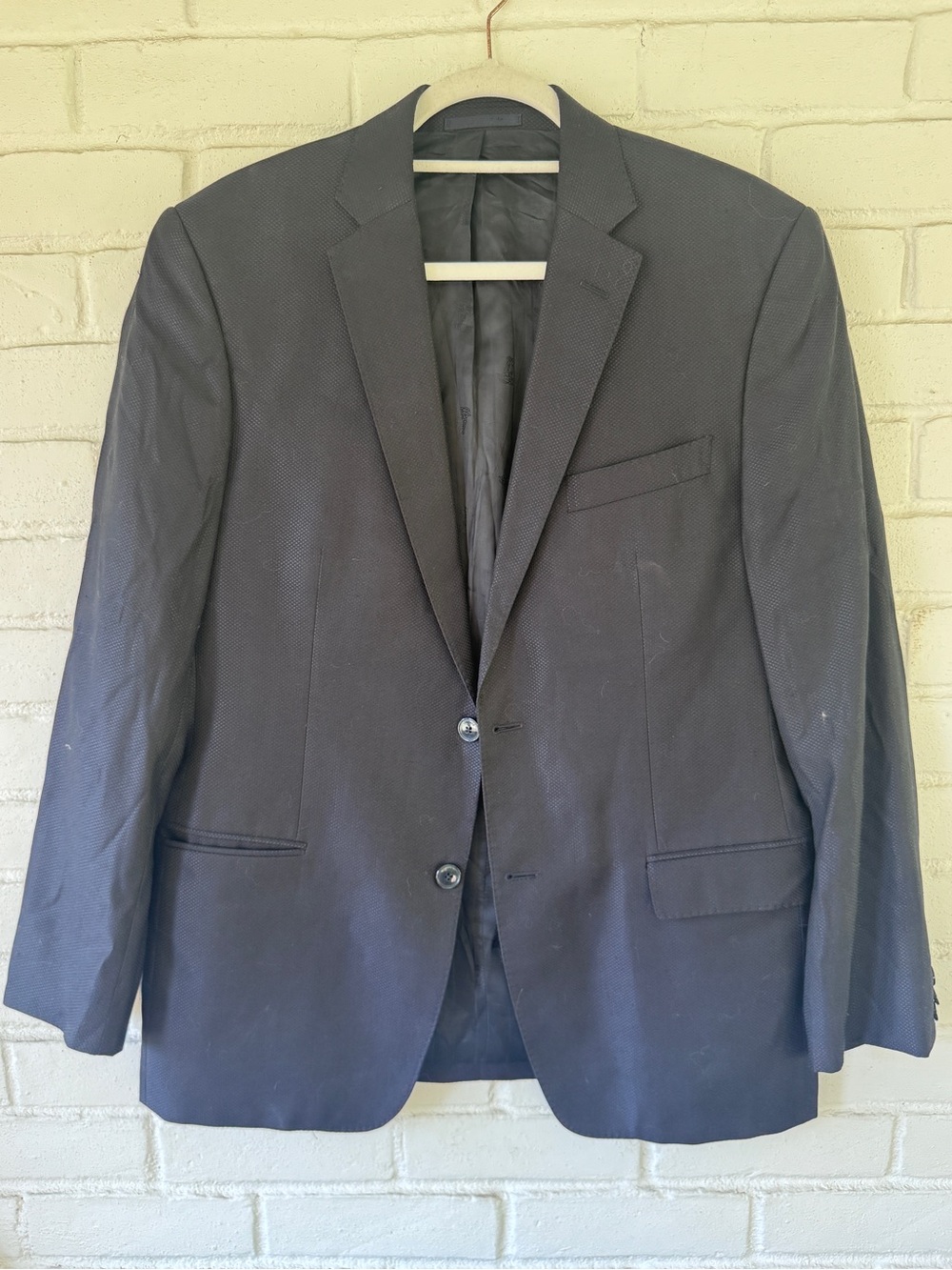 Versace Collection Classic Black Notch Lapel Blazer - Men’s 50 (IT)
